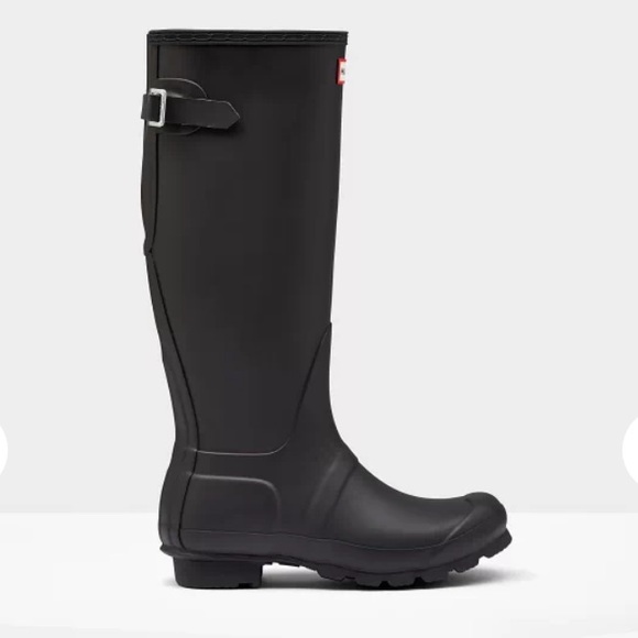 Hunter Original Tall Adjustable Rain Boots Size 7 - Picture 3 of 8